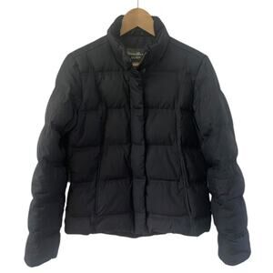 Eddie Bauer Quilted Goose Down Puffer Jacket Size Small